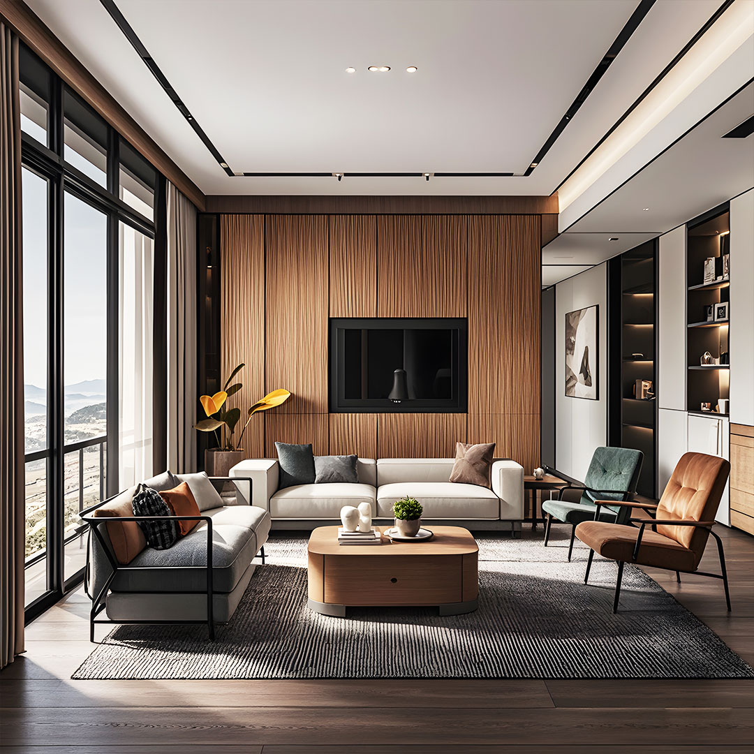 ZS06 Wellentextur-Panel – 3D