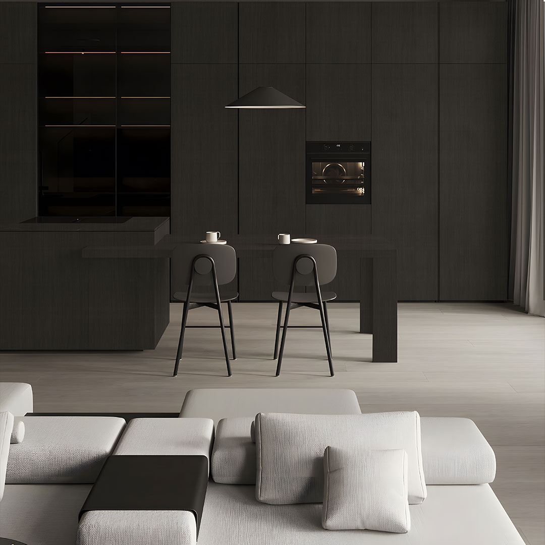 ZZ01 Panel mit geräucherter Textur – leichter Luxus